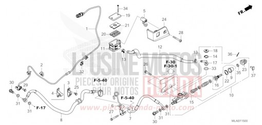 REAR BRAKE MASTER CYLINDER CMX1100DR de 2024